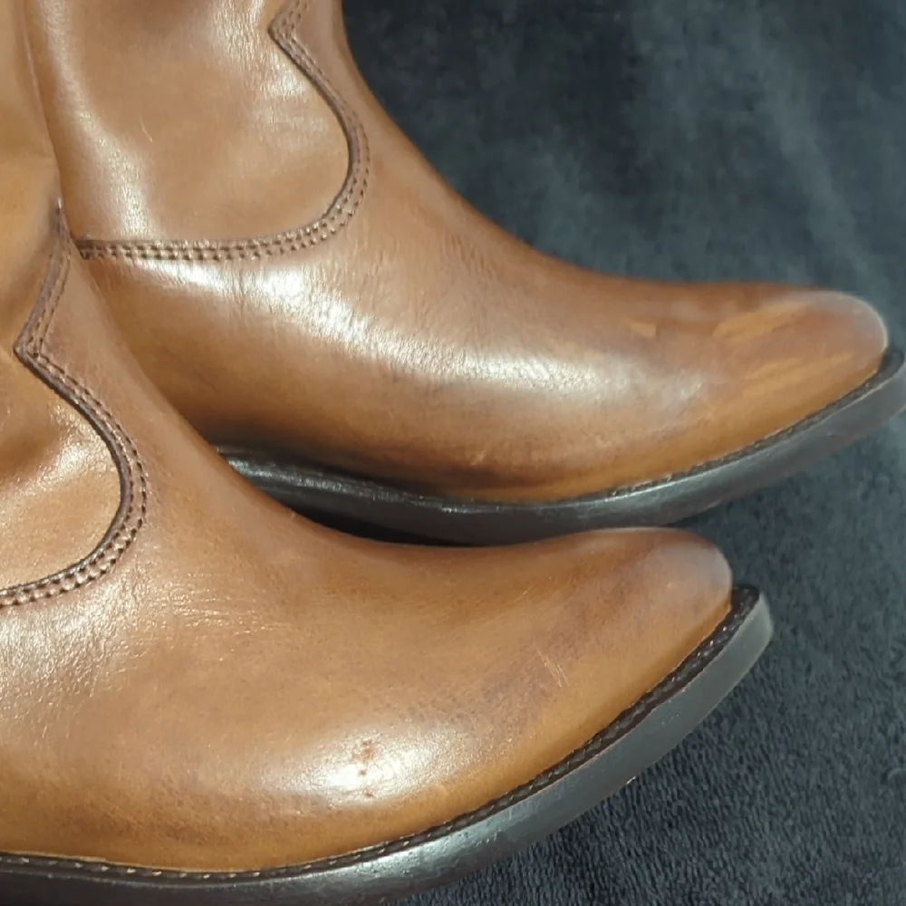 NWOT Frye Women's Cara Brown Western Boots 6.5 B - Picture 5 of 9